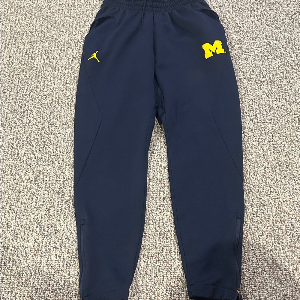 Navy Michigan Football Joggers